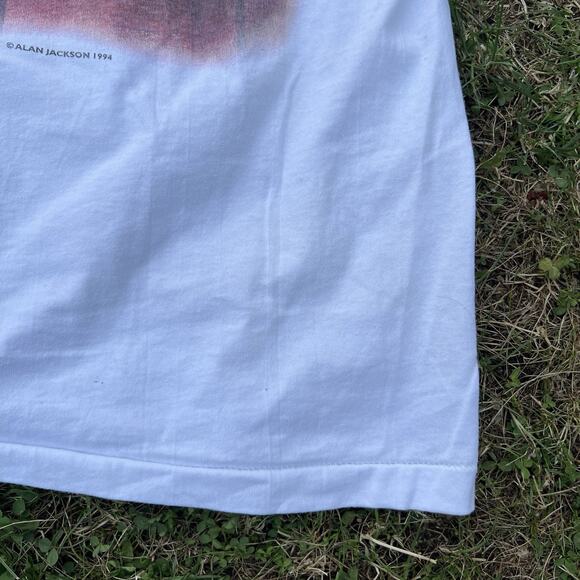 VINTAGE Alan Jackson Country T-Shirt Adult XL Who I Am 1994 Single Stitch Tee - Picture 8 of 11